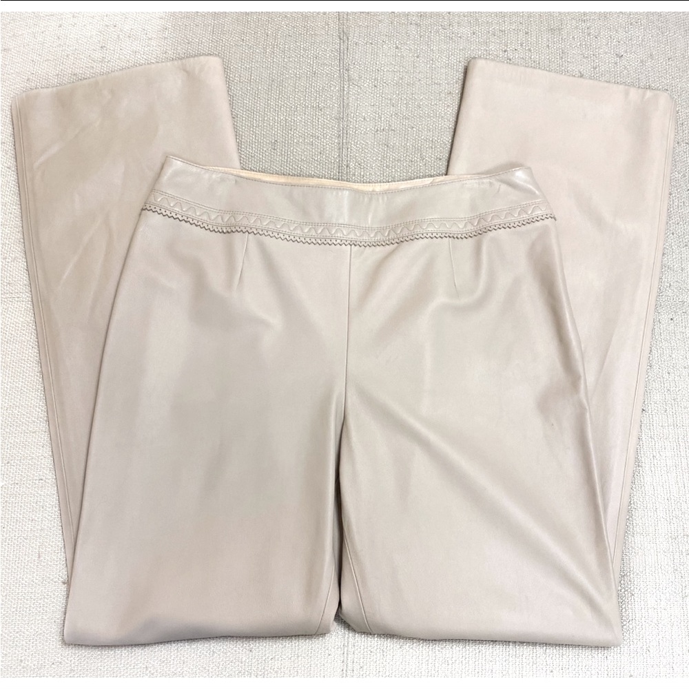 Escada Leather Pants
